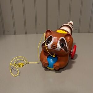 Fisher-Price Roly Poly Raccoon Pull-Along Toy